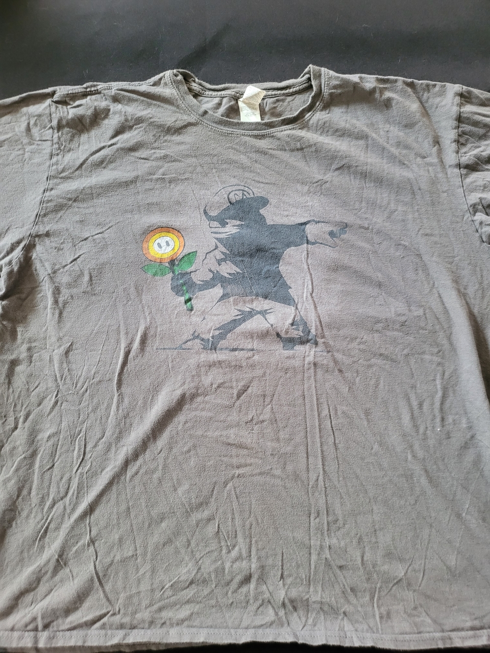 Y2K Banksy Super Mario Tee